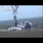 צפו: מכונית תופת של דאע''ש פוגעת במטען צד ועפה לשמיים