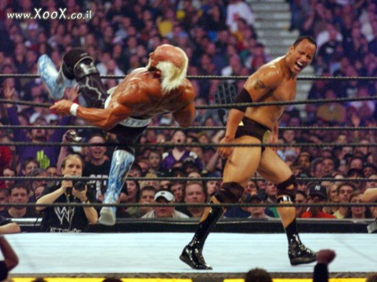 Hulk Hogan VS The Rock