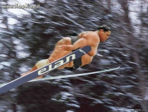 תמונת קפיצת סקי