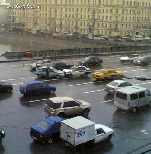 תמונת תאונת שוטרים ברוסיה