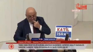 חבר פרלמנט טורקי חוטף התקף לב במהלך נאום נגד ישראל...