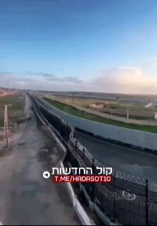 תיעוד מהגבול המצרי עם רצועת עזה מציגה את קירות הבטון והפלדה...