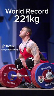 18 y/o Karlos Nasar (89kg 🇧🇬) 221kg / 487lbs C&J World Record🥇! 