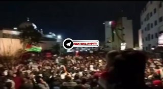 מספר אנשים מפגינים בירדן כאות תמיכה בפלסטינים בעזה 🙈...