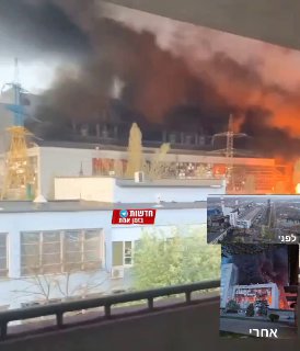 צפו: תחנת הכוח של אוקראינה עלתה באש מספר שעות לאחר מתקפת טילים...