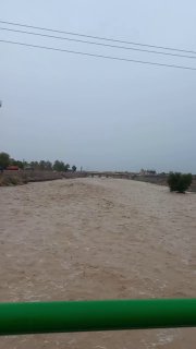 שיטפון ענק היום במחוז קרמן שבדרום איראן....