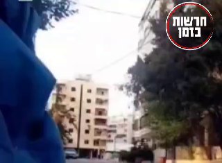 הבניין קורס בדאחיה בעקבות התקיפה הישראלית...