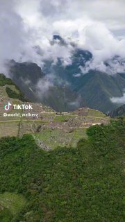 Machu Picchu the "Lost City of the Incas" in Peru 🗿⛰️⛅️🇵🇪...