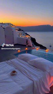 Imagine waking up in Santorini! ...