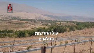 פיצוץ שדה מוקשים באזור אל-ח'שה בגולן הסורי ע