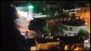 העיר העתיקה בשכם עימותים בין שירותי הביטחון של הרשפ למחבלים ,...