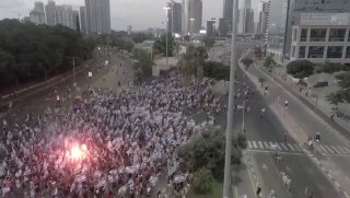 הצעדה מסבידור לקפלן. צילום: אביב אטלס...