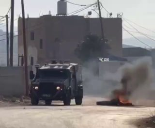 ירי מחבלים לעבר רכב צבאי במהלך פעילות הבוקר בטובאס...