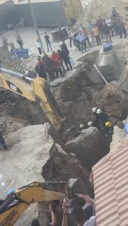 מפולת נגרמה בזמן חפירה באזור אלג'ונייד בשכם.‌‌ חיפוש אחר...