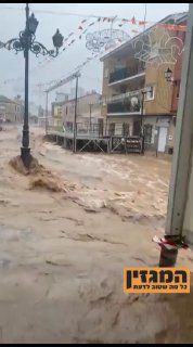‏ספרד: תיעוד מהשטפונות הגדולים בעיר טלדו, במרכז המדינה....