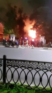 🔥У Ярославлі пожежа у колишній будівлі районного...