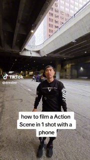 Filming A Movie. how to film a Action Scene in 1 shot with a phone...