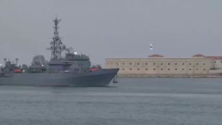 משרד ההגנה הרוסי מפרסם צילומים של ספינת הסיור 