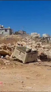 בנתיים בחברון: משאית התהפכה באזור ג'בל ג'וחר. ...