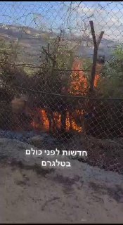 בקבוק תבערה נזרק ע'י מחבלים אל עבר העיר ביתר עלית, לוחמי האש...