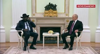 נשיא דרום סודן נפגש עם פוטין....