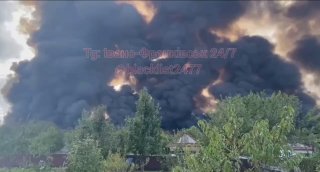צינור נפט התפוצץ בכפר סטרימבה, אזור איבנו-פרנקיבסק, כך דיווחו...
