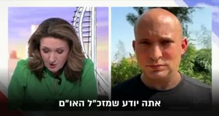 עימות בין בנט למראיינת בBBC...