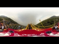 [מגניב] - רכבת הרים ב 360° מעלות
