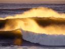 תמונת רקע Rolling Tide at Sunset, Fort S