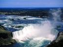 רקעים aerial view of niagara falls