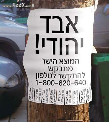 תמונת אבד יהודי