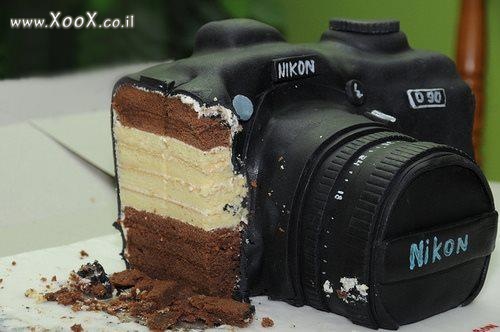 עוגת מצלמת NIKON