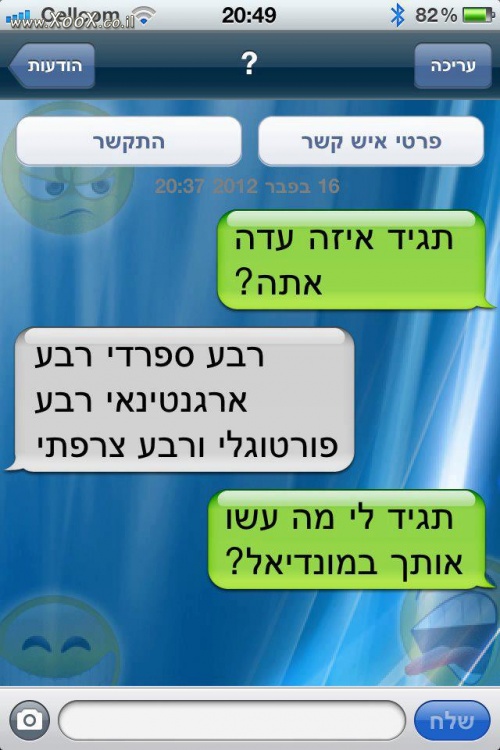 איזה עדה אתה?