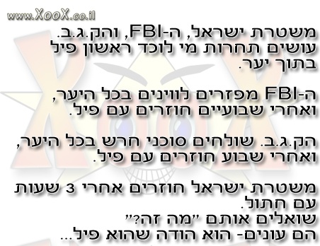 תחרות מי לוכד ראשון פיל בתוך יער