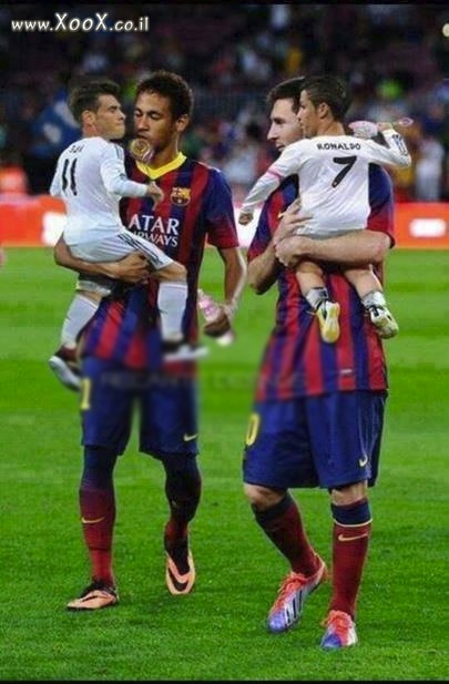 ברצלונה משחקת משחק ילדים עם ריאל מדריד