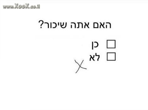 שיכור או לא?