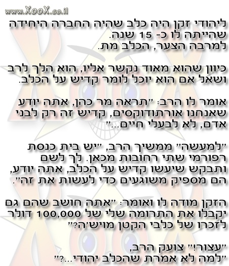 תמונת היהודי והכלב