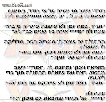 תמונת כורדי על אי בודד