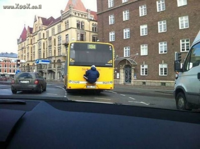 תמונת הדרך לקבל נסיעה חינם באוטובוס