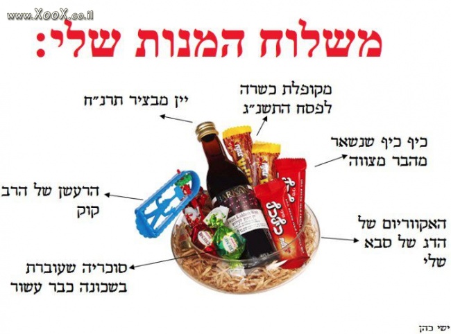 משלוח המנות שלי