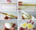 תמונות מצחיקות דרך מקורית ליצור ביצה בצורת לב