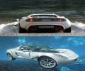 תמונות מצחיקות מכונית שנוסעת במים!!