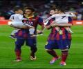 תמונות מצחיקות ברצלונה משחקת משחק ילדים עם ריאל מדריד