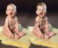 תמונות מצחיקות תינוק שרירי